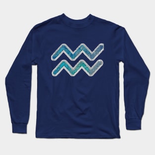 Aquarius sign Long Sleeve T-Shirt